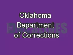 Oklahoma Department of Corrections