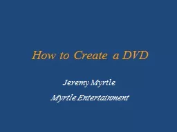 How to Create a DVD
