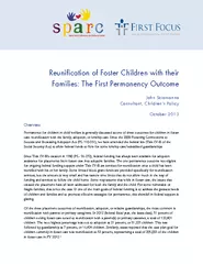 Reunification of Foster Children with their Families: The First Perman