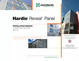 INSTALLATfor HardieVersion 2.0found at www.JamesHardieCommercial.com/T