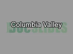 Columbia Valley