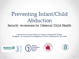 Preventing Infant/Child Abduction