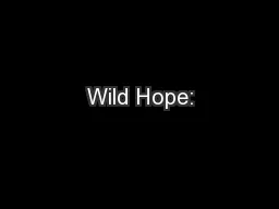 Wild Hope: