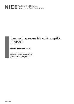 Long-acting reversible contraception