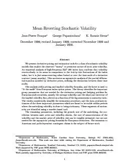 Stocberberepresentderivepricingandestimationtoolsforaclassofstochastic