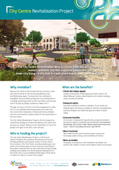 Why revitalise?Mackay City Centre is the principal hub for economic, s