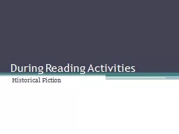 During Reading Activities