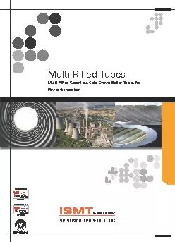 Multi-Ri�ed TubesMulti-Ri�ed seamless cold drawn