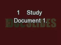 1    Study Document 1.