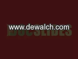 www.dewalch.com