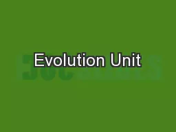 Evolution Unit