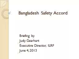 Bangladesh Safety Accord