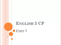 English 3 CP