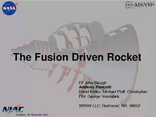 The Fusion Driven Rocket
