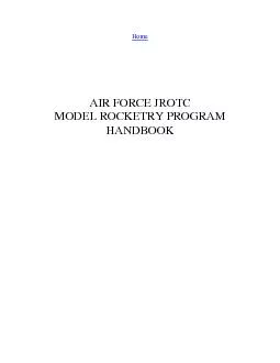 AIR FORCE JROTC MODEL ROCKETRY PROGRAM HANDBOOK