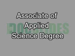 Associate of Applied Science Degree