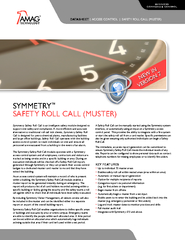 SYMMETRYCOMMAND & CONTROLDATA |  ACCESS CONTROL  |  SAFETY ROLL CALL (