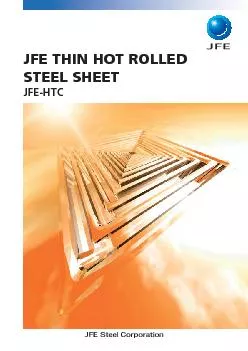 JFE THIN HOT ROLLED STEEL SHEETJFE-HTC