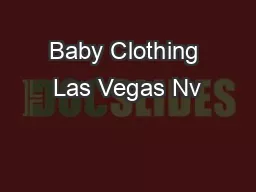 Baby Clothing Las Vegas Nv