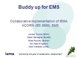 Buddy up for EMS