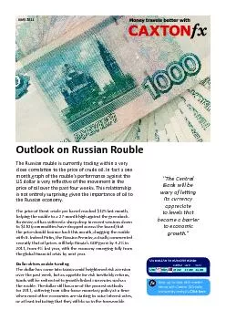Outlook on Russian Rouble