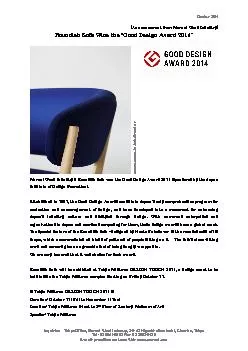 [Announcement from Maruni Wood Industry] Roundish Sofa Wins the “