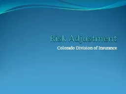 Risk Adjustment