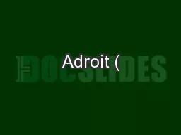 Adroit (