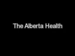The Alberta Health
