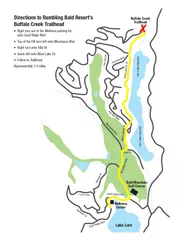 Directions to Rumbling Bald Resort’sBuffalo Creek TrailheadȂ