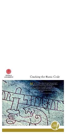 Cracking the Runic Code