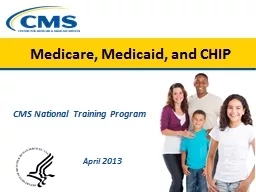 Medicare, Medicaid, and CHIP