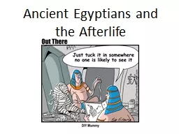 Ancient Egyptians and the Afterlife