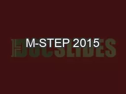 M-STEP 2015