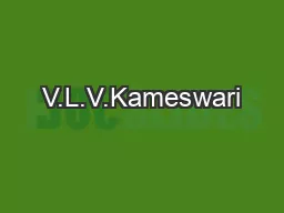 V.L.V.Kameswari