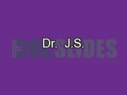 Dr.  J.S.
