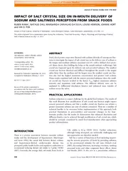 IMPACTOFSALTCRYSTALSIZEONIN-MOUTHDELIVERYOFSODIUMANDSALTINESSPERCEPTIO