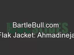BartleBull.com  Flak Jacket: Ahmadinejad