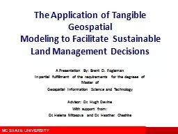 The Application of Tangible Geospatial