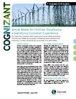 Social Media for Utilities: Developing a Satisfying Customer Experienc
