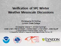Verification of SPC Winter Weather Mesoscale Discussions