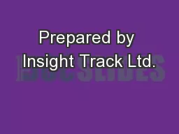 Prepared by Insight Track Ltd.