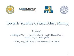 Towards Scalable Critical Alert Mining