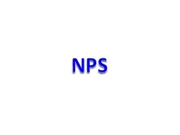 NPS Flow of NPS activity in PRIME & AFRES