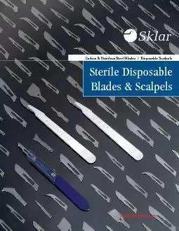 Carbon & Stainless Steel Blades  /  Disposable Scalpels