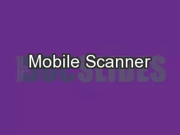 Mobile Scanner