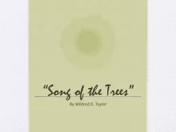 “Song of the Trees”