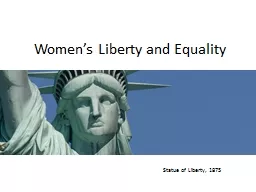Women’s Liberty and Equality