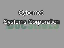 Cybernet Systems Corporation