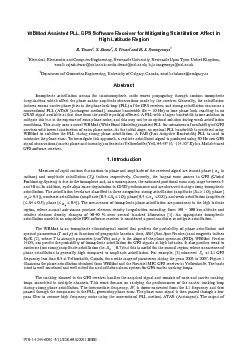 optimal solution, and thus, WBMod aided PLL in the software receiver e